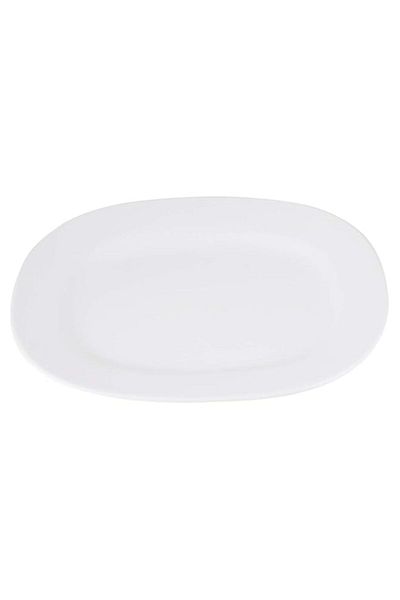 Generic Royal Melamine Oval Plate - 12 Inch White