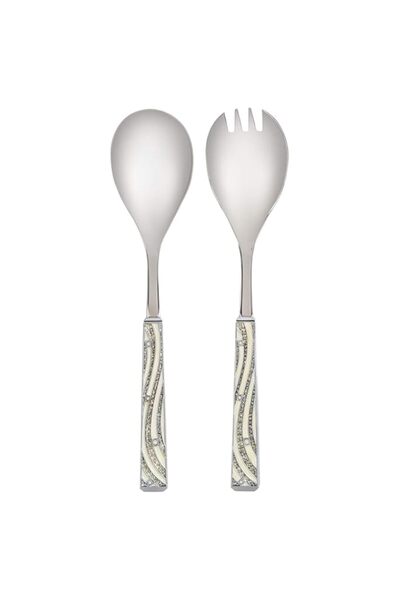 Generic Linkage Orient Salad Serving Set - Multi Color