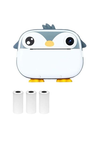 Toy Mini imprimantă cu cameră pentru copii – imprimare termică instantanee, ecran de 2,4", cameră duală, înregistrare video 1080P