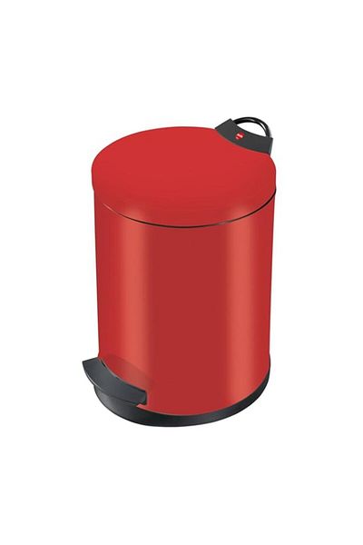 Generic Hailo T2 M Pedal Bin, 11 Liter Trash Bin with Lid, Waste Bag Clamping, Hands-Free Foot Pedal Kitche