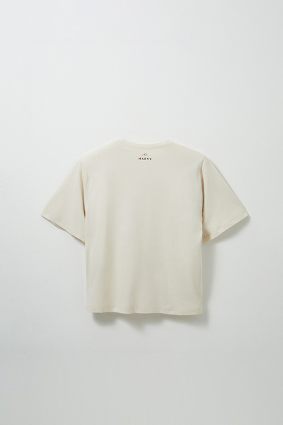 Marvy Μπλουζάκι Hear The Sea με τύπωμα oversized