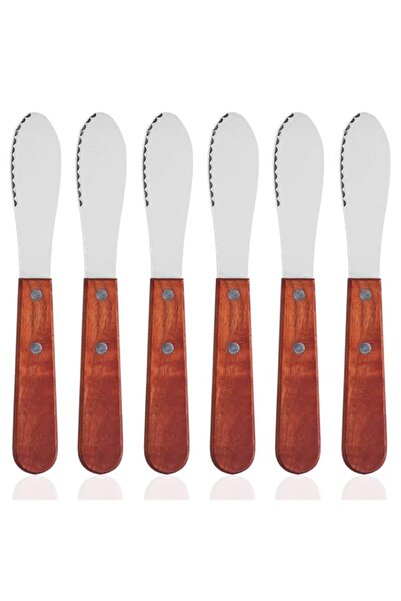 Generic داكوان، عبوة من 6 قطع من مبشرة الزبدة العريضة ذات الحافة المستقيمة ال...