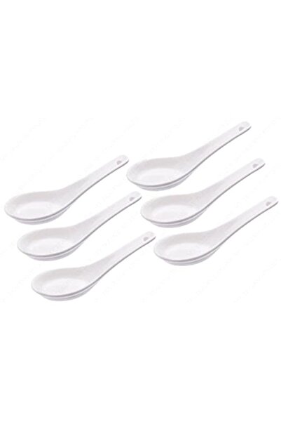 Generic ملاعق حساء صينية من البورسلين من إم. في. تريدنج، 201-08، طول 5¼ بوصة،...