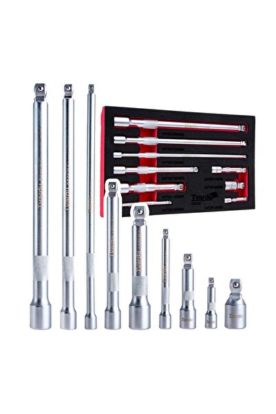 GEKO SET DE 9 PRELUNGITOARE EXTENSII ARTICULATE 1/4 3/8 1/2 CrV