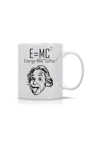 Generic E=MC2 - 11oz Ceramic Coffee Mug - Einstein Theory Formula - Energy Eq...