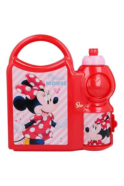 Generic Stor Minnie Electric Doll Top Handle Combo Set, Red, 400 Ml, 18871