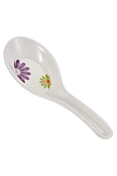 Generic ملعقة حساء سيرفويل، بيضاء