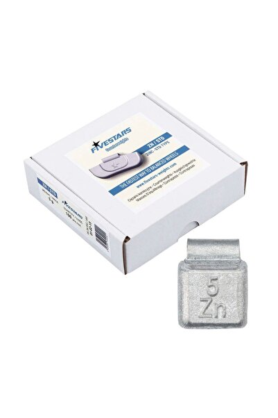 Five Stars CUTIE CONTRA-GREUTATI PENTRU JANTE DE TABLA 5 GRAME - 100 BUC - ZN...