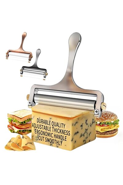 Generic TOPULORS Stainless Steel Cheese Slicer,Adjustable Thickness Wire Chee...