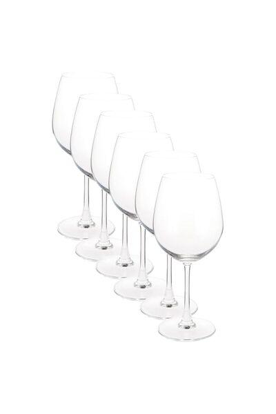 Generic Ocean Madison Bordeaux Glass, Set Of 6, Clear, 600 Ml, 015A21, Cabern...
