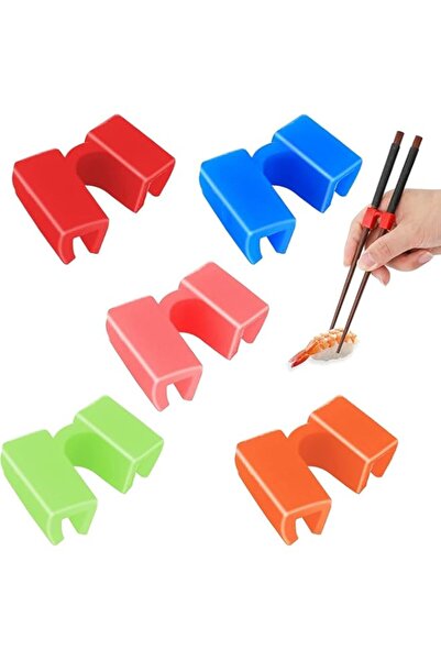 Generic Chopstick Helper, 5 Pcs Reusable Chopsticks Helpers Training Chopstic...