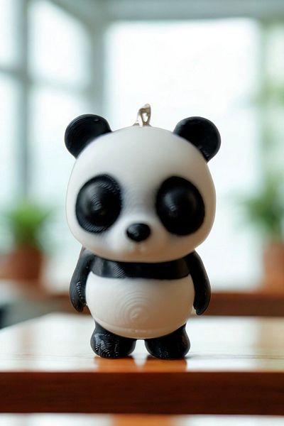 CESTOPİENO Ornament pentru geanta panda / breloc - 1 bucata