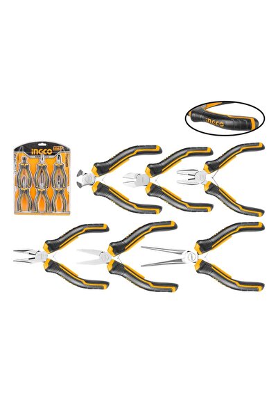 Bervas ﻿SET 6 MINI CLESTI TIP PATENT CR-V 115MM INGCO