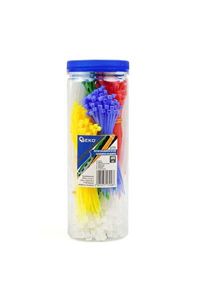 GEKO SET 600 DE COLIERE COLORATE DIN PLASTIC