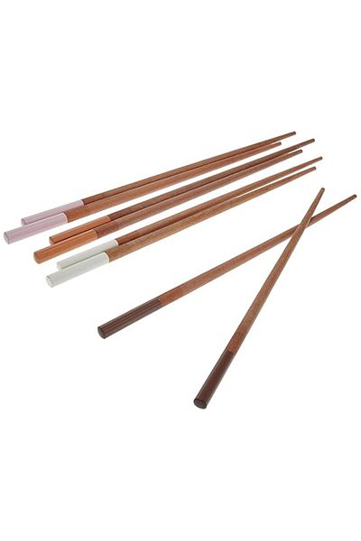 Generic Hema Swartzia Wood Chopsticks Set 4-Pieces, 23 cm Size