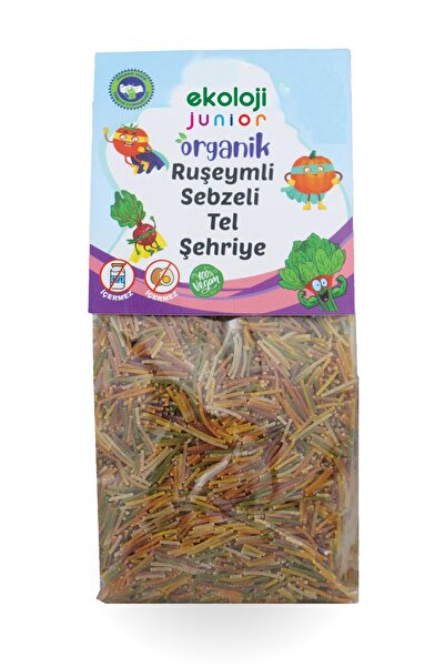 Ekoloji Junior Junior Organik Ruşeymli Sebzeli Tel Şehriye 250 Gr