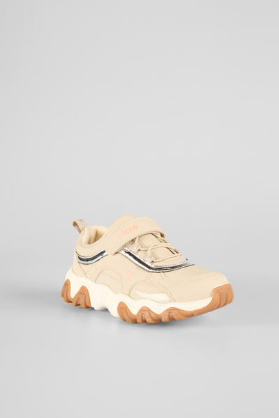 Vicco DREAM ORTOPEDİK SONBAHAR KIŞ KIZ ÇOCUK SPOR AYAKKABI BEJ-SİYAH