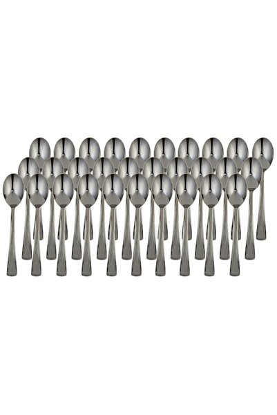 Generic مجموعة ملاعق روزي مومنت الفضية، 30 قطعة، فضية