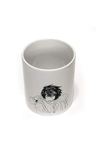 Generic كوب دوبيز الخزفي مع شخصية مانجا إل - مذكرة الموت