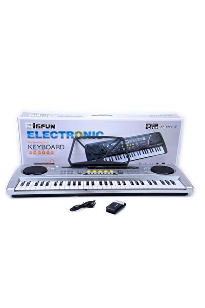 Toy Orgă electronică cu 61 de clape, microfon, linie audio, linie USB/MP3