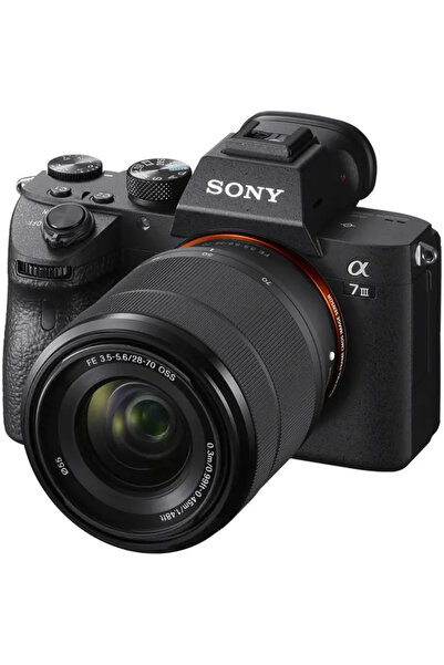 Sony Alpha A7 III Mirrorless Camera, 24.2 MP, Full-Frame, E-Mount, 4K HDR, 4D Focus