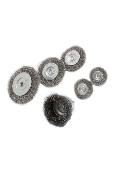 Techman SET 6 PERII DE SARMA CIRCULARA CU TIJA PENTRU BORMASINA