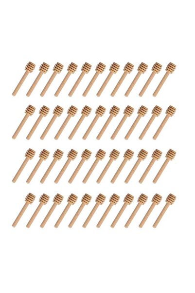 Generic Favson 100 Pack of Mini 3 Inch Wood Honey Dipper Sticks, Individually...