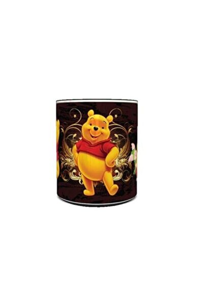 Generic كوب قهوة سحري حساس للحرارة من السيراميك بتصميم ويني ذا بو