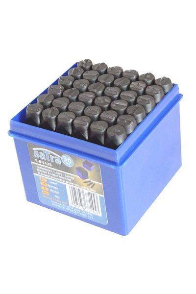 ASTA POLAND SET OF LETTERS AND NUMBERS 8MM 36 PIECES