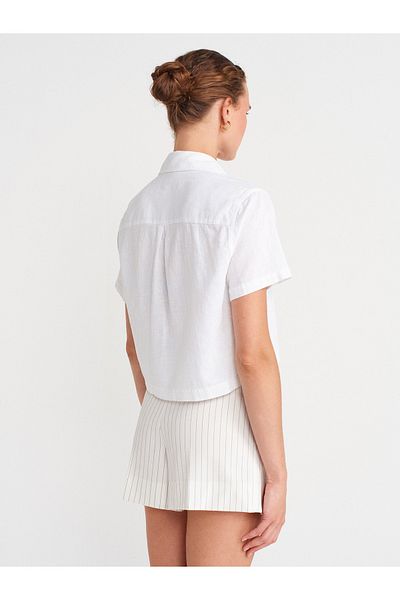 Dilvin 50501 Short Sleeve Shirt-White