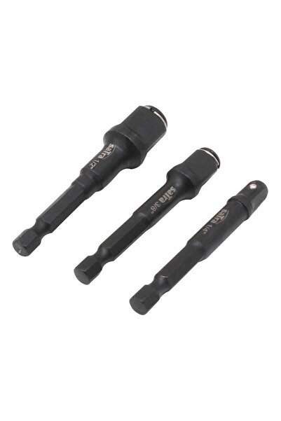 GLOBAL TOOLS SET DE 3 ADAPTOARE PENTRU CAPETE TUBULARE SI BITI 1/4 3/8 1/2