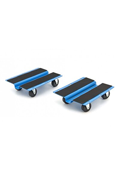 HBM Machines SET OF 2 UNIVERSAL TRANSPORT PLATFORM TROLLEYS 2 X 250KG 250 X 200MM HBM