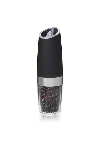 Generic Tesla-Tech Gravity Electric Pepper Grinder Automatic Salt Grinder, Adjustable Grind Coarseness with