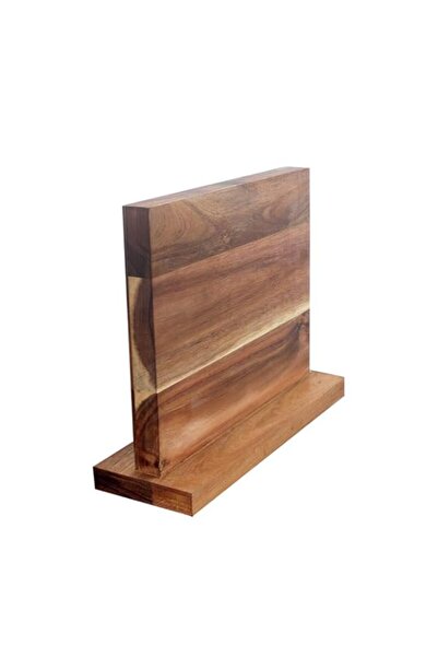 Generic حامل سكاكين مغناطيسي عالمي من YASHANG، حامل سكاكين خشبي مزدوج الجوانب...