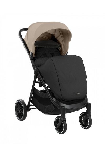 Kikka Boo Carucior pentru copii KikkaBoo Sarah Beige 2023, 0-48luni pana la 22kg cu suspensii,spatar reglabil