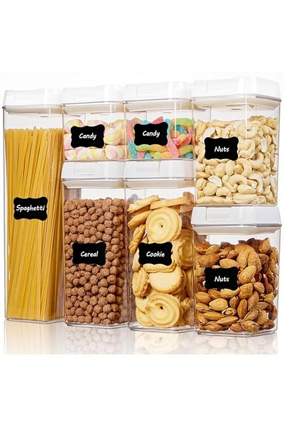Generic Vtopamrt Airtight Food Storage Containers Set with Lock Lids-Set of 7,Kitchen & Pantry Organization