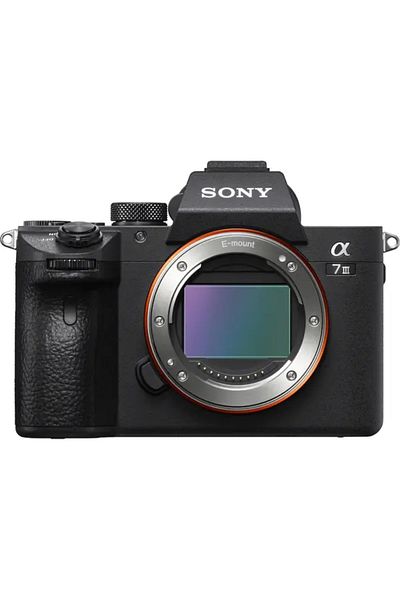 Sony Cameră foto mirrorless Alpha A7III, full-frame, 24.2 MP, corp, montură E, 4K HDR, focalizare 4D, Wi-Fi, NFC