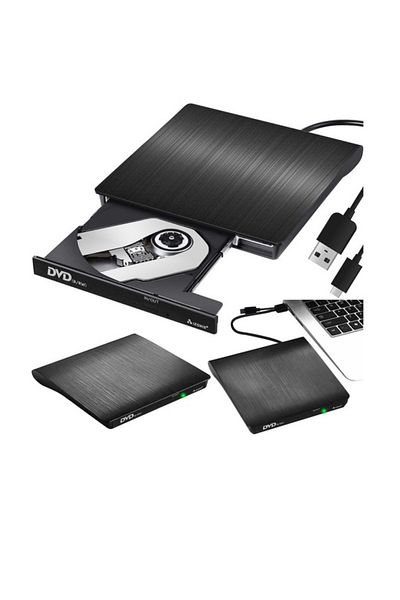 Izoxis External optical drive CD RW, DVD, USB Type-C