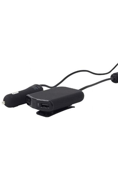 Gembird Încărcător auto EG-4U-CAR-01, 4 x USB, 2.4A (Negru)