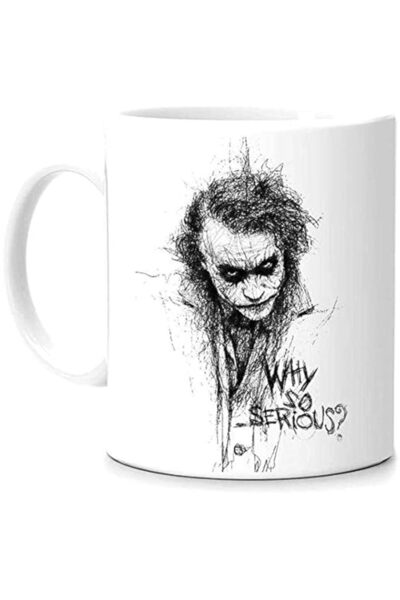 Generic Joker Why so serious pencil sketch Mug