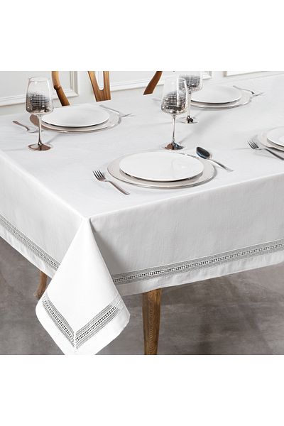 Schafer Home Suzy Tablecloth 160X260 Cm-Cream