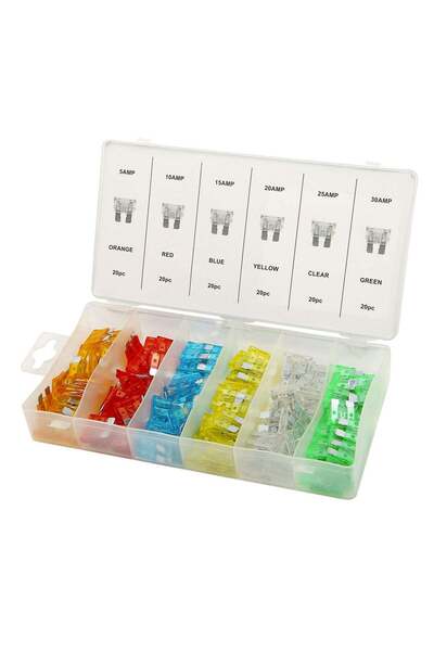 HBM Machines КОМПЛЕКТ АВТОМОБИЛНИ БУШОНИ 5-30 АМПЕРА 120 БРОЯ