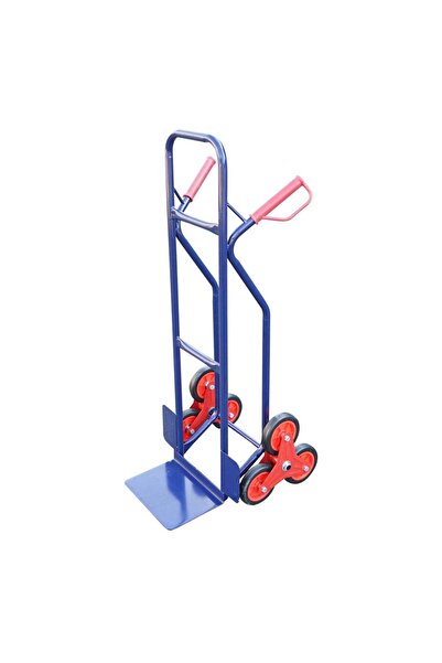 GEBOTOOLS CARUCIOR TRANSPORT MARFA PE TREPTE, SCARI CU 6 ROTI 150KG