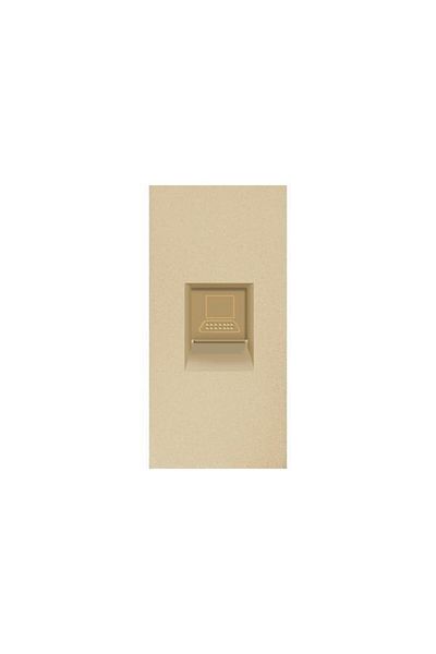 luxion Modul Priza Internet CAT6 RJ45 1M LUXION, Auriu