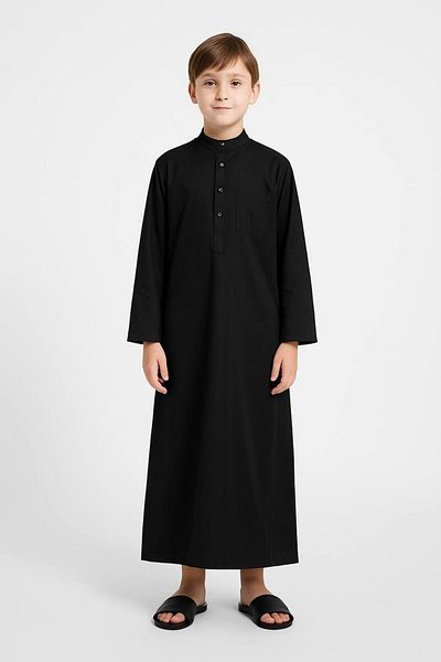 Mercan Hijab Jellabiye Children's Dress Shirt