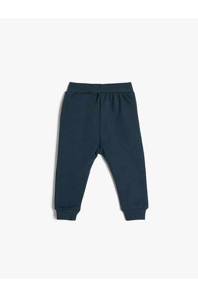 Koton Jogger Sweatpants Button Detail Elastic Waistband Cotton