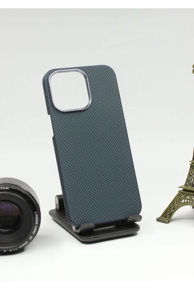 Beecover Iphone 15 Pro Max Kılıf Karbon Kaplama Kevlar Premium Telefon Kılıfı