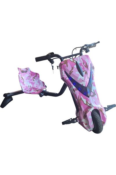 EMATTERIO Tricicleta Electrica Drift pentru Copii cu Suspensie 250W, 36V, 4000 mAh, Bluetooth, Viteza 15 km/h