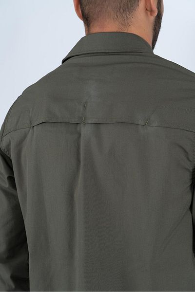 NkyÜniforma Men's Tactical Outdoor Shirt – Zippered Pocket, Air Hole