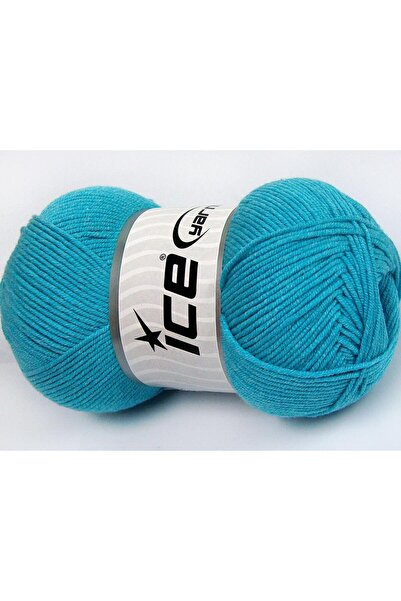 Ice yarns مجموعة من 4 خيوط من خيوط الجليد LORENA (50% قطن) باللون الفيروزي، و...